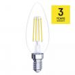 LED rovka Filament Candle 6W E14 tepl bl